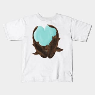 Cuddling Nurse Sharks Kids T-Shirt